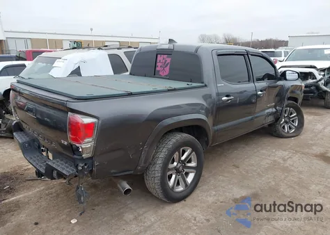 2017 Toyota Tacoma Double Cab/Ltd z USA, uszkodzony, nr VIN 5TFGZ5AN5HX095895